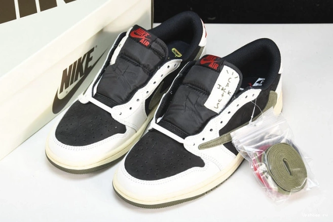 SP Jordan Travis Scott 1 Retro OG Low Olive 0322